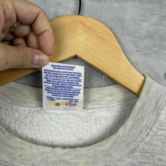 Vintage Jeff Burton Exide Racing Sweatshirt XL NASCAR Ford Taurus 99 USA Made - Picture 4 of 10